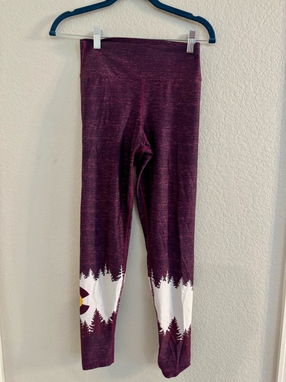 Aksels Colorado Flag Leggings (Maroon)